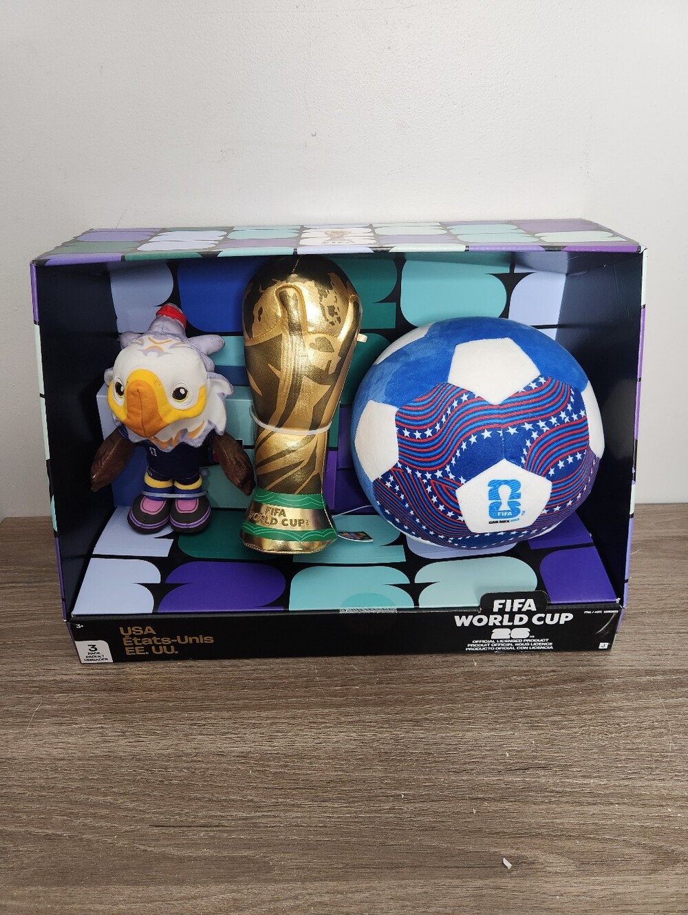 World Cup FIFA 26 USA Plush 3 Pack Set